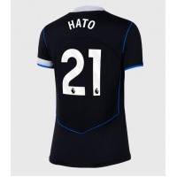 Camiseta Chelsea Jorrel Hato #21 Tercera Equipación Replica 2025-26 para mujer mangas cortas